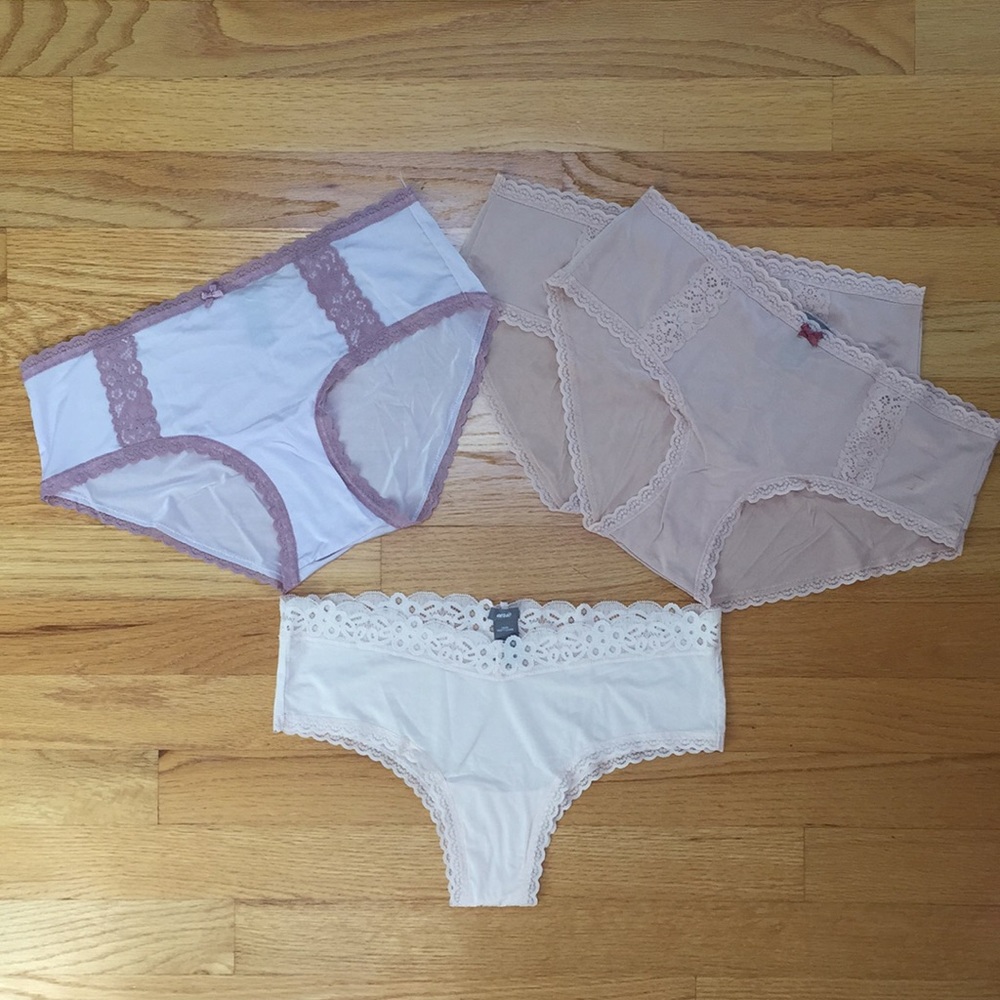 Aerie Boybrief & Cheeky Panties/Underwear Set of 4
